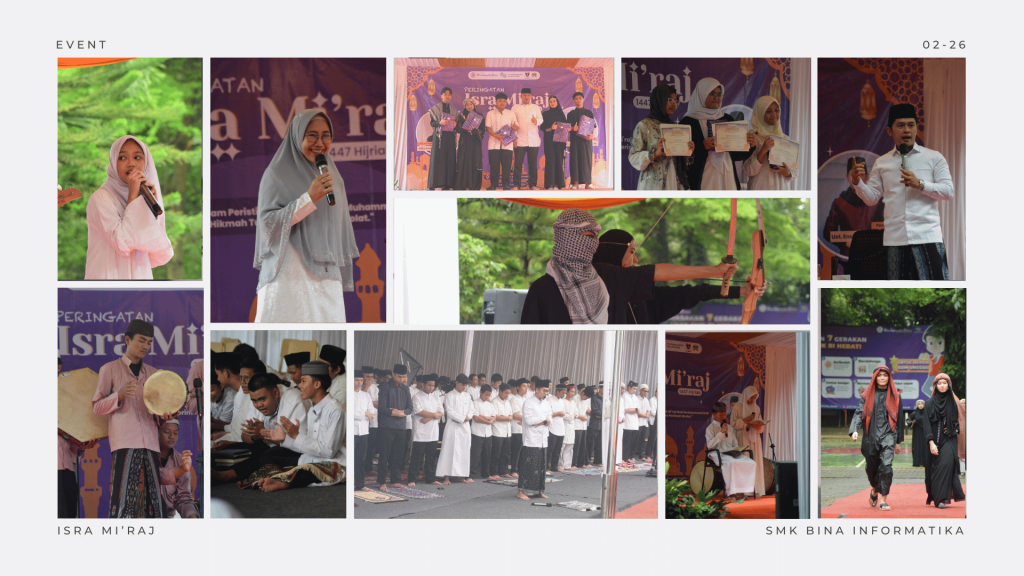 Suasana Peringatan Isra Mi'raj SMK Bina Informatika