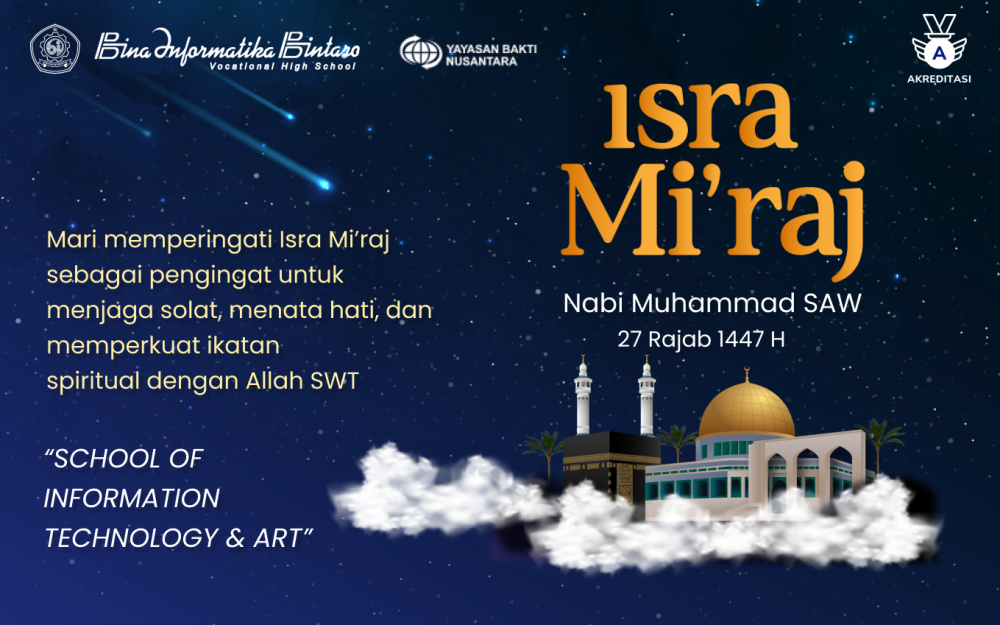 isra mi'raj smk bina informatika