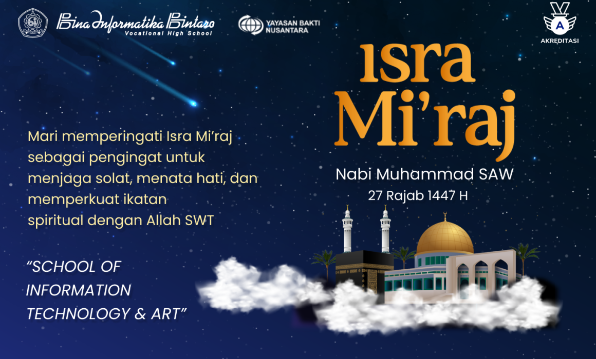isra mi'raj smk bina informatika